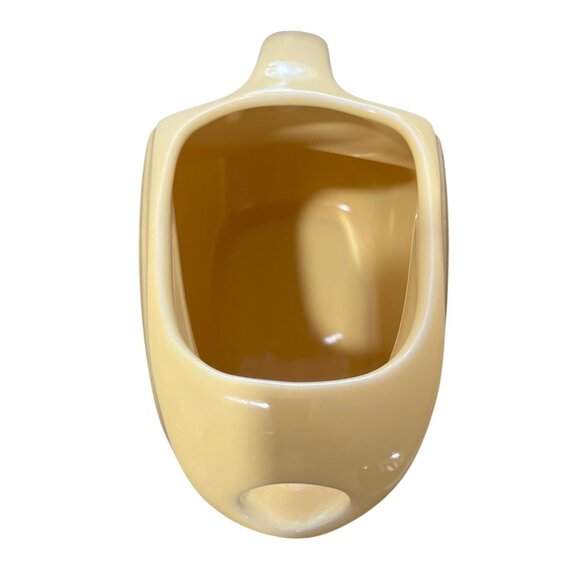 Vintage Fiesta Yellow Disc Pitcher Large Ceramic Fiestaware Made in USA - Picture 6 of 8